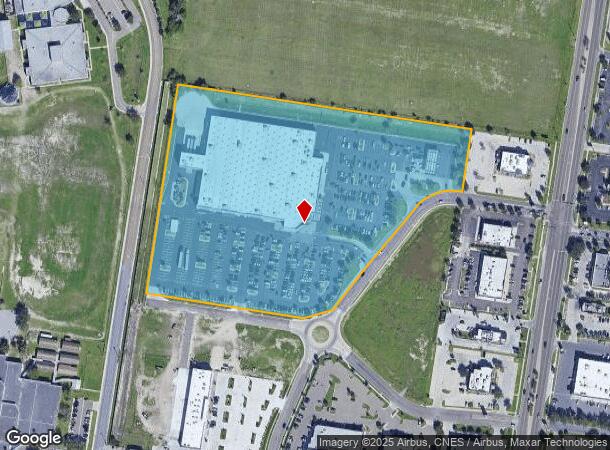 7601 N 10Th St, Mcallen, TX Parcel Map