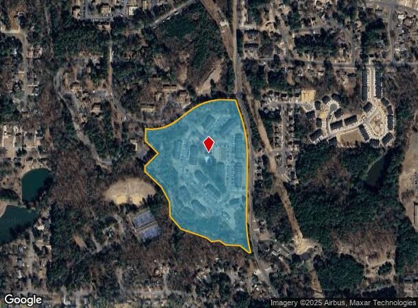 1321 Newcastle Rd, Durham, NC Parcel Map