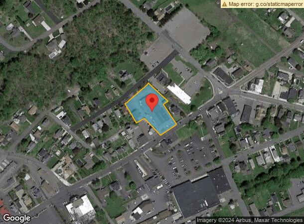  1416 1418 S Main St, Peckville, PA Parcel Map