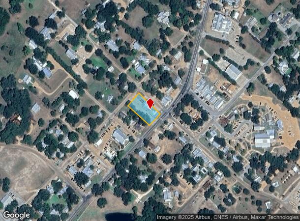  102 S Washington St, Round Top, TX Parcel Map