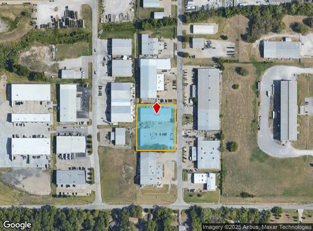  1606 N 168Th East Ave, Tulsa, OK Parcel Map