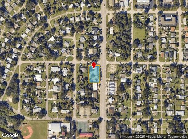  301 W Fee Ave, Melbourne, FL Parcel Map