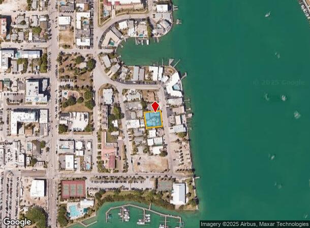  606 Bay Esplanade, Clearwater Beach, FL Parcel Map