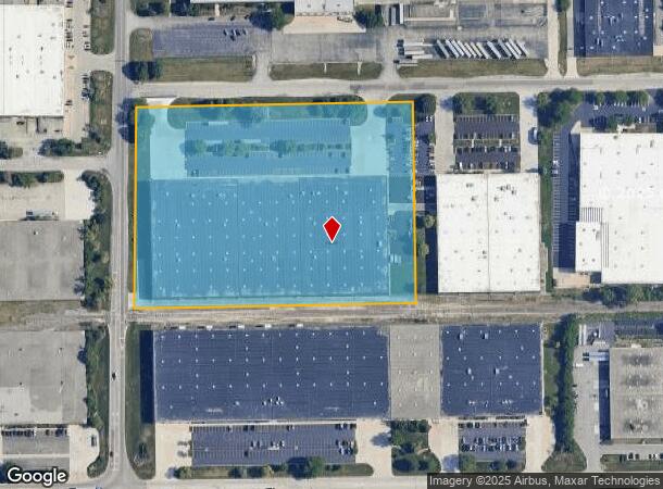 1700 Harvester Rd, West Chicago, IL Parcel Map