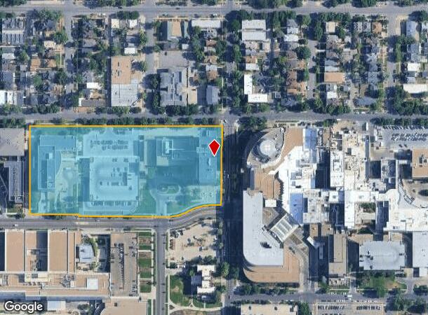 2045 N Franklin St, Denver, CO Parcel Map