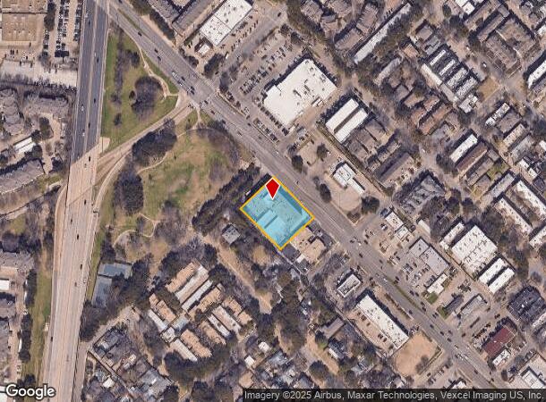 4525 Lemmon Ave, Dallas, TX Parcel Map