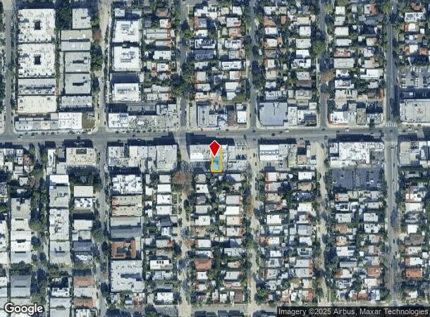  8214 Melrose Ave, Los Angeles, CA Parcel Map