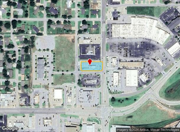  201 N Washington St, Weatherford, OK Parcel Map