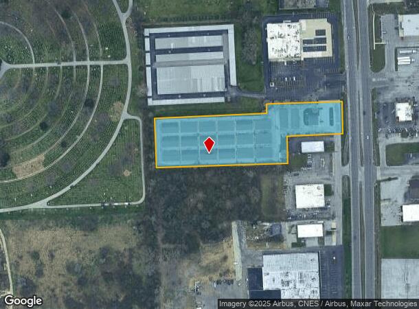  1033 N Coliseum Blvd, Fort Wayne, IN Parcel Map