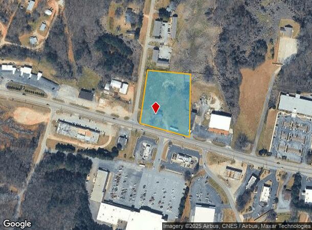 1070 Franklin Springs St, Royston, GA Parcel Map
