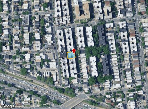  1451 Taylor Ave, Bronx, NY Parcel Map