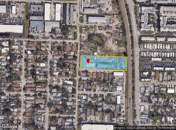 335 N Mockingbird Ln, Lantana, FL Parcel Map