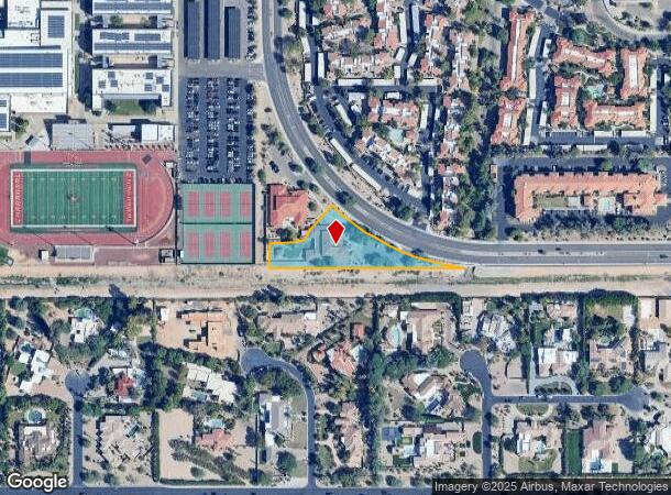 7007 E Mountain View Rd, Paradise Valley, AZ Parcel Map