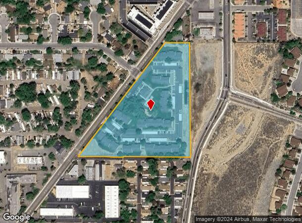  633 Hot Springs Rd, Carson City, NV Parcel Map