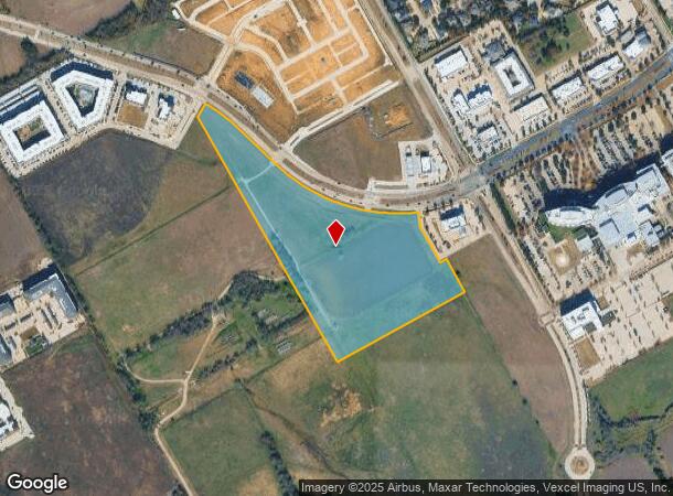  E Broad St, Mansfield, TX Parcel Map