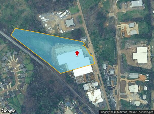 1717 Memphis St, Hernando, MS Parcel Map