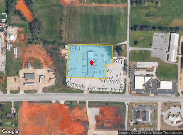  1358 W Henri De Tonti Blvd, Tontitown, AR Parcel Map
