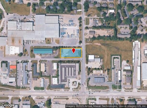 2205 Haskell Ave, Lawrence, KS Parcel Map