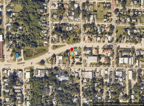  315 E Strawbridge Ave, Melbourne, FL Parcel Map