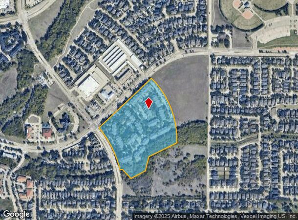 4640 Hedgcoxe Rd, Plano, TX Parcel Map