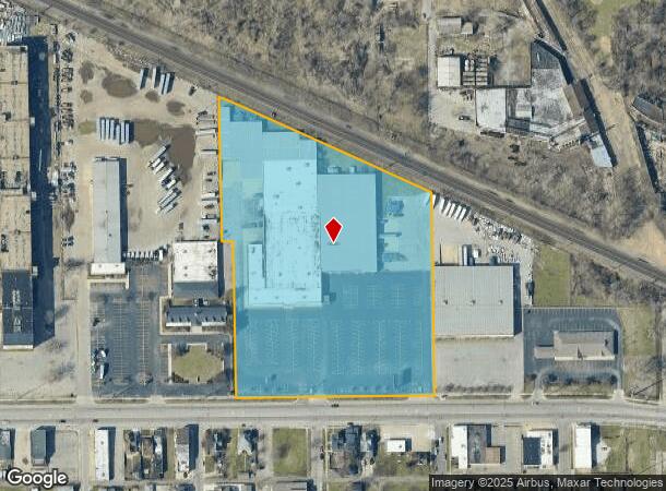 1805 W Western Ave, South Bend, IN Parcel Map