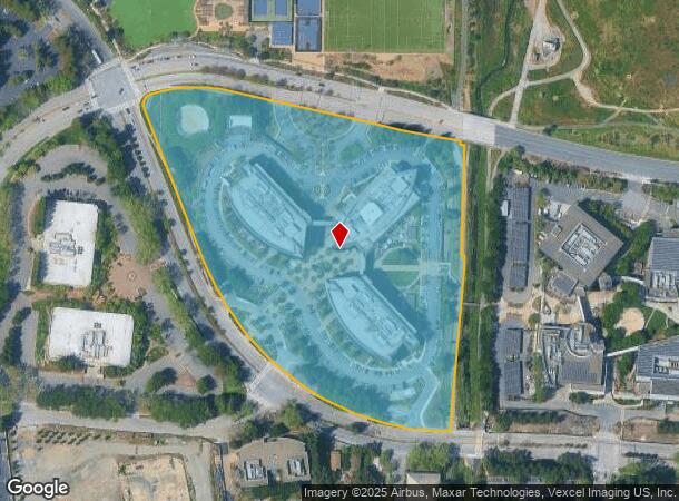  1940 Charleston Rd, Mountain View, CA Parcel Map