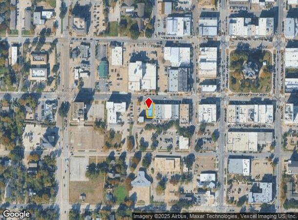 235 W Hickory St, Denton, TX Parcel Map