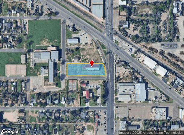  407 N University Ave, Lubbock, TX Parcel Map