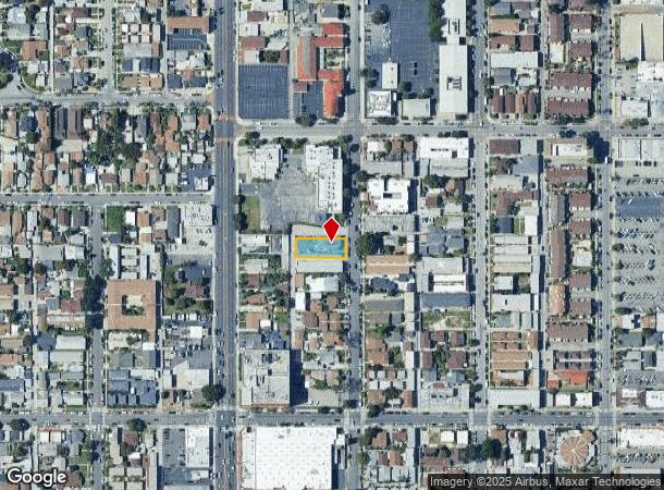  6713 Middleton St, Huntington Park, CA Parcel Map