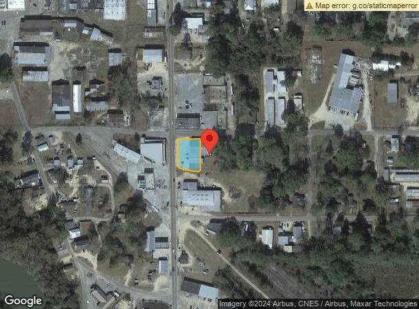  412 S High School Ave, Columbia, MS Parcel Map