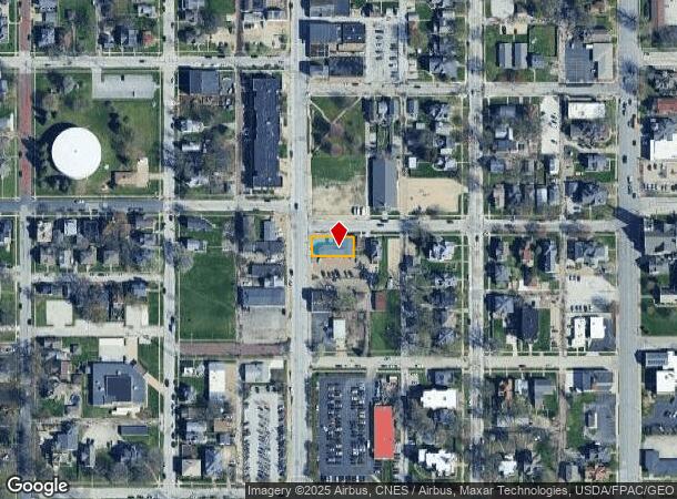  1329 N Harrison St, Davenport, IA Parcel Map