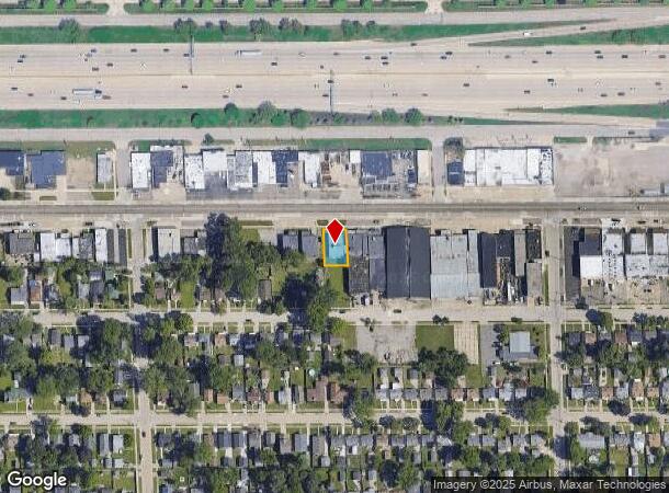 596 E 10 Mile Rd, Hazel Park, MI Parcel Map