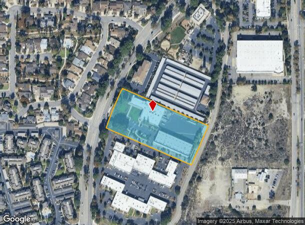 1485 Andrew Dr, Claremont, CA Parcel Map