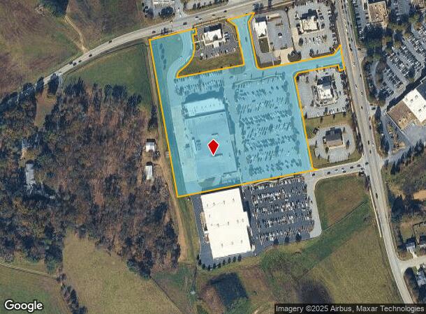 704 Fairview Rd, Simpsonville, SC Parcel Map