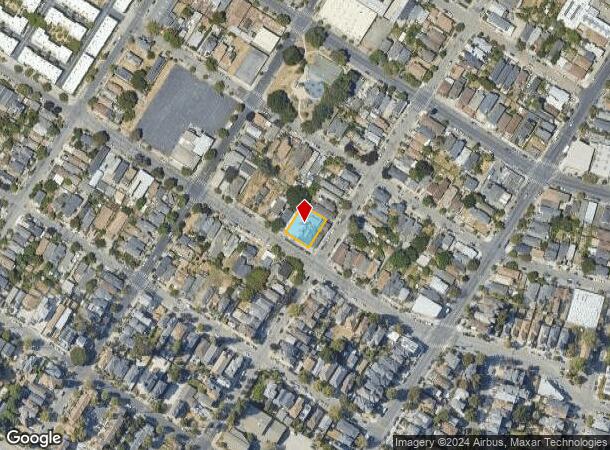  1658 12Th St, Oakland, CA Parcel Map