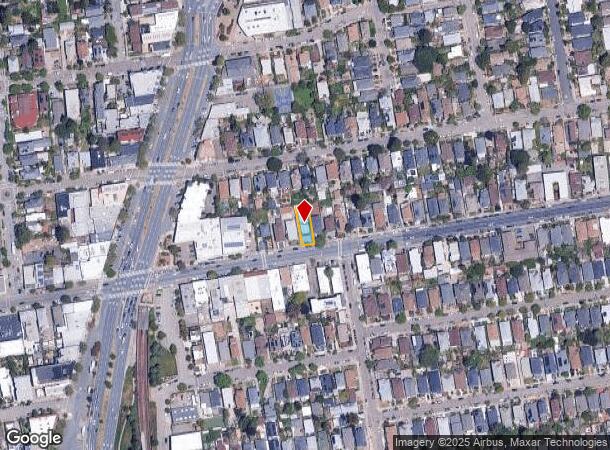  1881 Alcatraz Ave, Berkeley, CA Parcel Map