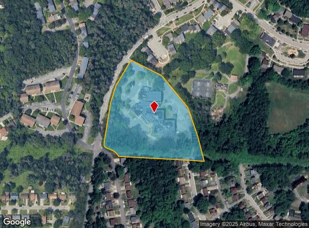  2150 E Hills Dr, Pittsburgh, PA Parcel Map