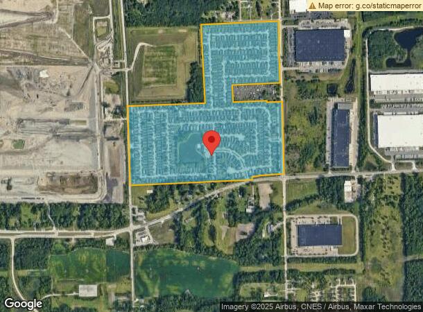  7040 Shawnee Dr, Romulus, MI Parcel Map