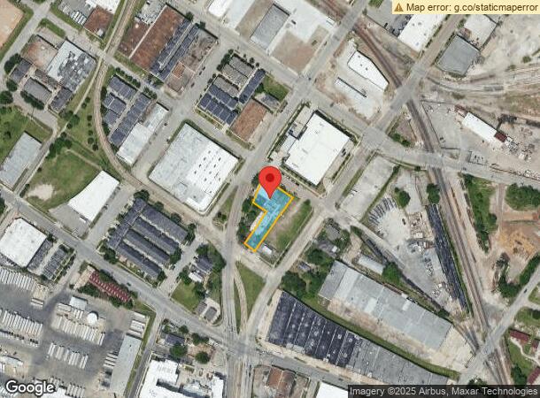  1105 Sampson St, Houston, TX Parcel Map