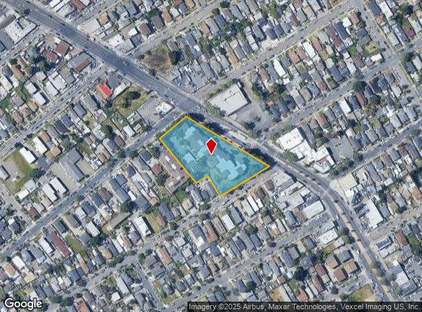 8135 International Blvd, Oakland, CA Parcel Map