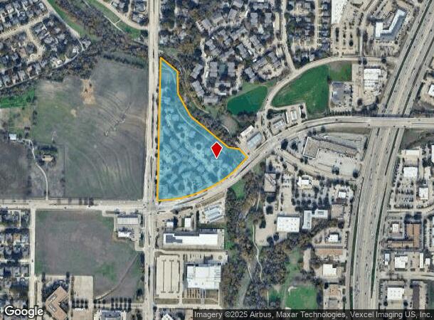  1001 W Park Blvd, Plano, TX Parcel Map