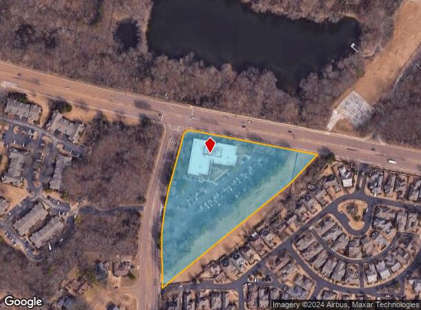  7205 Wolf River Blvd, Germantown, TN Parcel Map