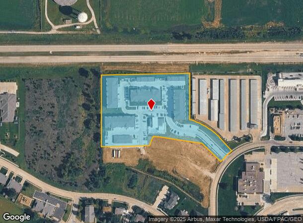 1512 Bristol St, Papillion, NE Parcel Map