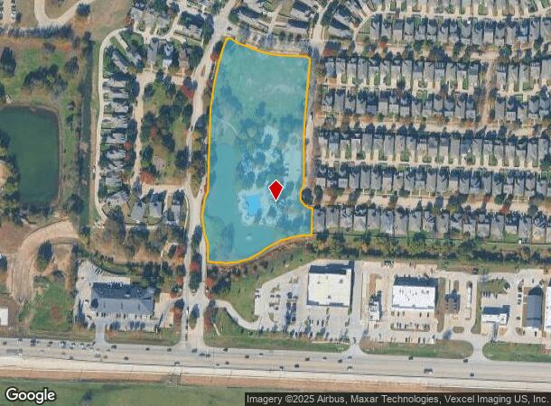  809 Oakcrest Dr, Providence Village, TX Parcel Map