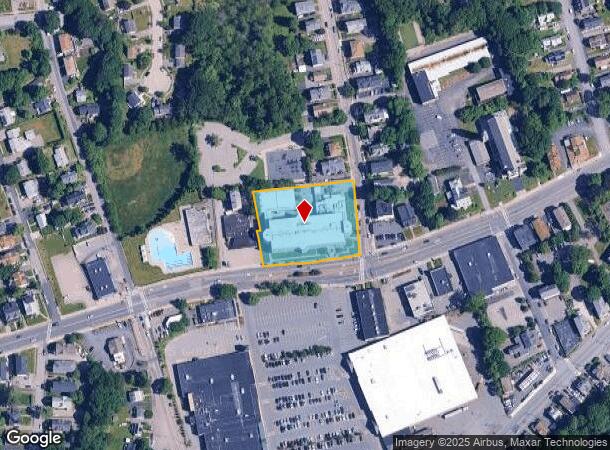  1238 Main St, Worcester, MA Parcel Map