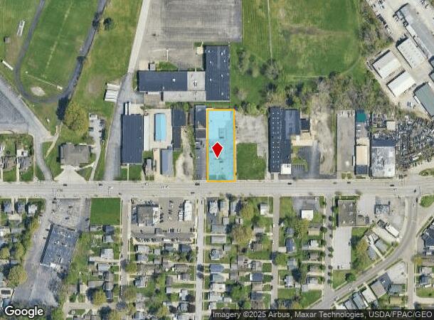  595 597 E Tallmadge Ave, Akron, OH Parcel Map