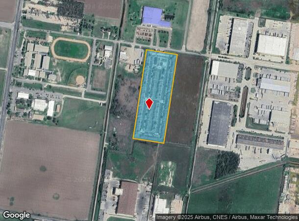  1401 W Anaya Rd, Pharr, TX Parcel Map