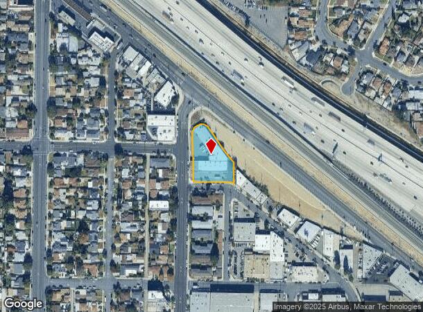  2150 N Lincoln St, Burbank, CA Parcel Map