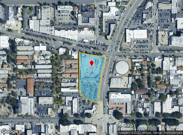 2355 E Colorado Blvd, Pasadena, CA Parcel Map