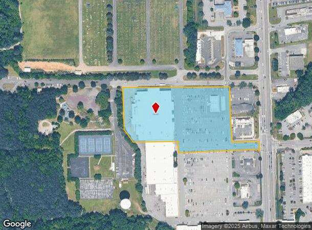 1401 N Main St, Suffolk, VA Parcel Map